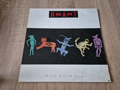 HEART " BAD ANIMALS " 12" VINYL RECORD