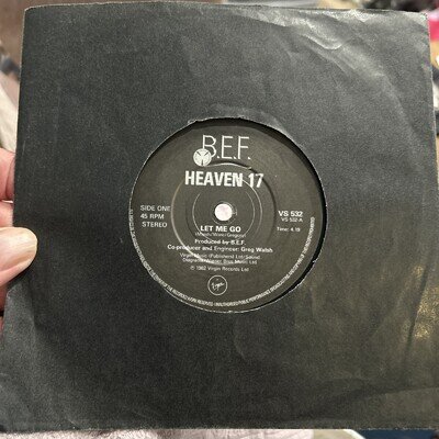 HEAVEN 17 - Let Me Go 7” Vinyl Record VG+