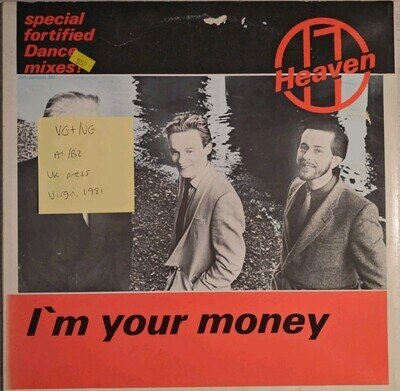 Heaven 17 I'm Your Money Vinyl Record VG+/VG VS417-12 1981