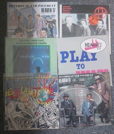 HEAVEN 17☆PENTHOUSE & PAVEMENT☆"12"VINYL LP+ 5 EARLY"12" SINGLES☆ BARGIN BUNDLE☆