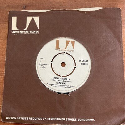 HAWKWIND - URBAN GUERRILLA - 1973 UNITED ARTISTS