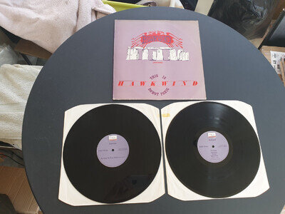 HAWKWIND - STONEHENGE 1984 UK PRESS 2 X 12" VINYL RECORD EX