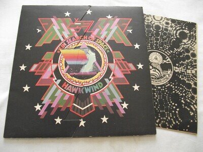 HAWKWIND ~ IN SEARCH OF SPACE ** 1971 UK UNITED ARTISTS LP w/ LOG BOOK.