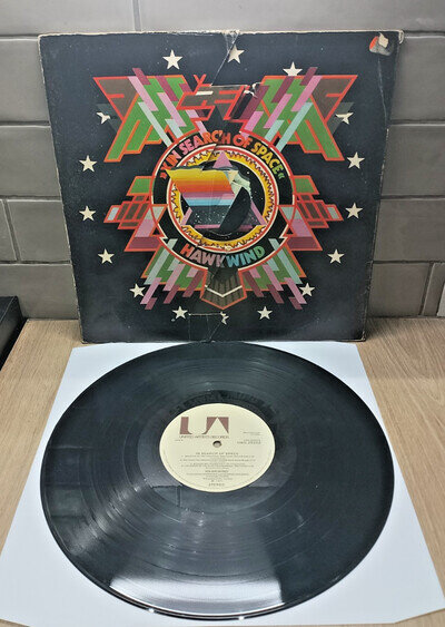 Vinyl LP Hawkwind - X In Search Of Space EX/VG 1971 1st Italian pressing Prog