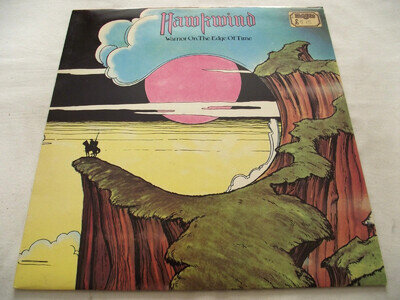 HAWKWIND ~ WARRIOR ON THE EDGE OF TIME ** 70's UK Reissue UNITED ARTISTS LP