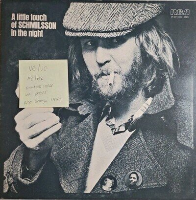 Harry Nilsson A Little Touch Of Schmilsson Vinyl Record VG/VG APL1-0097 1973