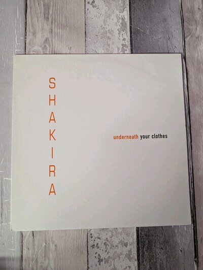 Shakira Underneath Your Clothes 2002 UK Release Promo 12" Vinyl Remix Release