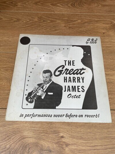 The Great Harry James Octet Very Rare 1978 Giants Of Jazz Vinyl Lp 12”