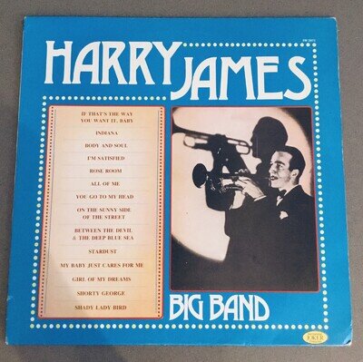 Harry James - Big Band 12” LP Vinyl 1981 🎵