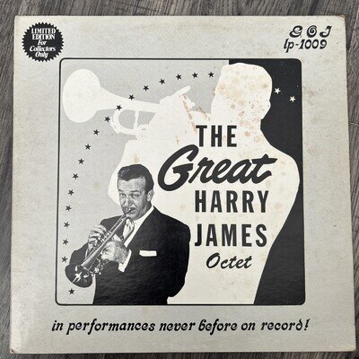 The Great Harry James Octet - 1978 “Giants Of Jazz” LP - Big Bands Broadcasts