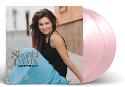 Shania Twain - Greatest Hits Limited Edition 2x Baby Pink Vinyl LP (New/Sealed)