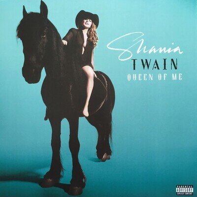 Shania Twain Queen Of Me New & Sealed Blue Vinyl LP