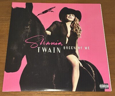 Shania Twain Queen Of Me Signed Vinyl. Autograph LP Album