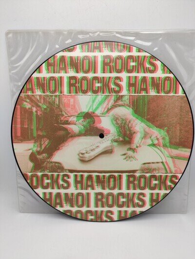 HANOI ROCKS 12" 3D picture disc 45rpm DON'T YOU EVER LEAVE ME_orig 1984 U.K. CBS