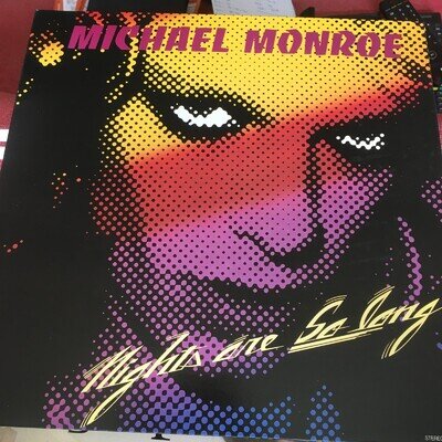 HANOI ROCKS MICHAEL MONROE NIGHTS ARE SO LONG JAPANESE LP VINYL RECORD