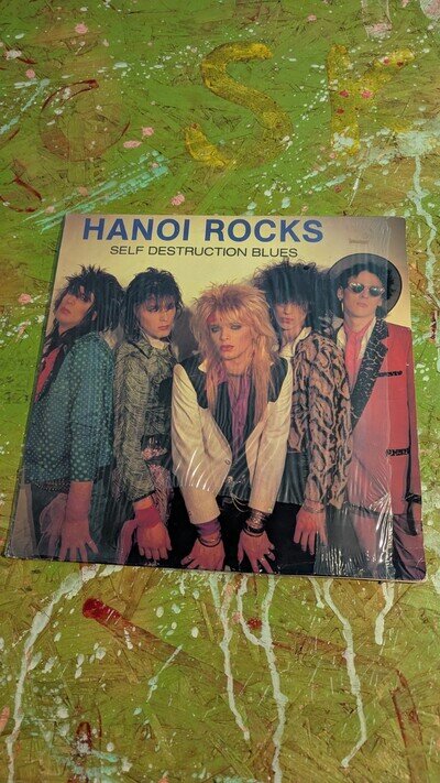Hanoi Rocks Self Destruction Blues Vinyl LP 1983