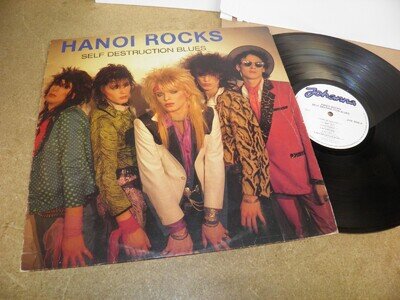 HANOI ROCKS- SELF DESTRUCTION BLUES VINYL ALBUM