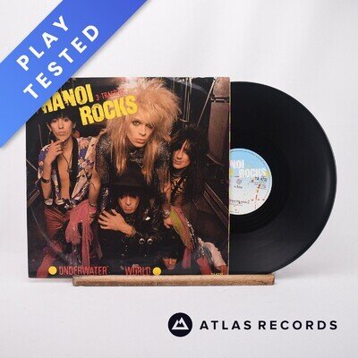 Hanoi Rocks Underwater World 12" Single Vinyl Record 1984 TA 4732 CBS - VG+/VG+