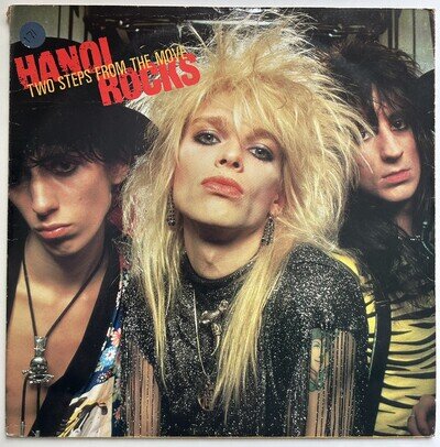 Hanoi Rocks : Two Steps From The Move 1984 UK LP VG+/VG+ A1/B1 1st press w/comic