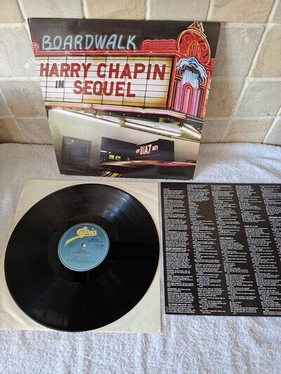 Harry Chapin - Sequel Vinyl LP & Lyric Insert 1ST Press TESTED EX PLAYBACK