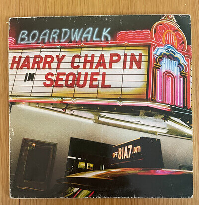 HARRY CHAPIN - SEQUEL 1ST UK 1980 NM/VG BOARDWALK ENTERTAINMENT INNER LYRIC