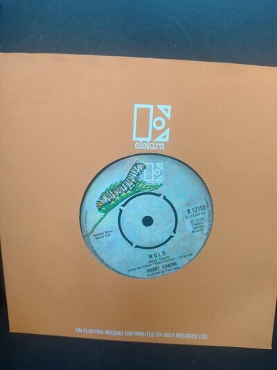 Harry Chapin - "W.O.L.D"/Short Stories. 7" (1974) /UK Elektra Label 45.POP ROCK.