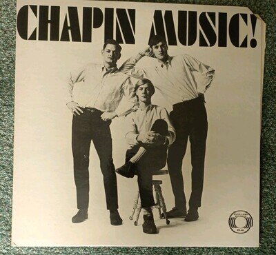 The Chapin Brothers – Chapin Music! LP Vinyl Harry Tom Steve Chapin. Record