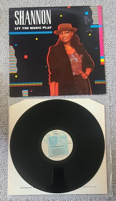 SHANNON-LET THE MUSIC PLAY-ORIGINAL UK PRESSING LP ON CLUB RECORDS-1984-G.COND