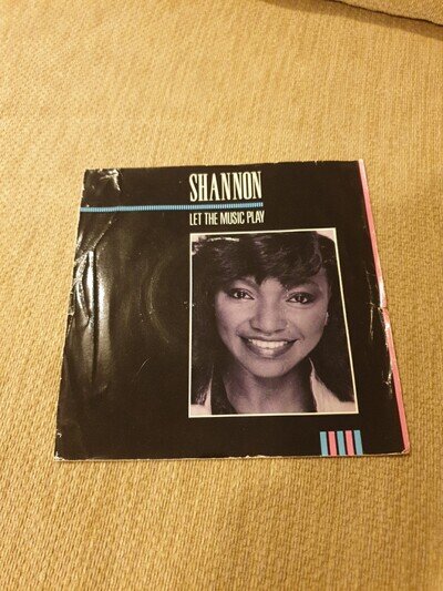 Shannon - Let The Music Play 7" Vinyl Record Rare Vintage