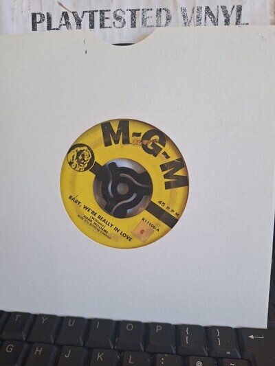 HANK WILLIAMS BABY WE'RE REALLY IN LOVE 1951 MGM US VG- 7" 45 VINYL SINGLE
