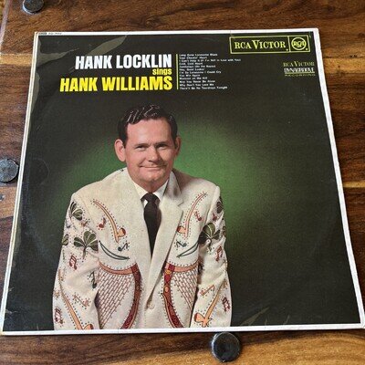 Hank Locklin, “Sings Hank Williams, Mono LP, LPM- 2997, RCA Records, 1964