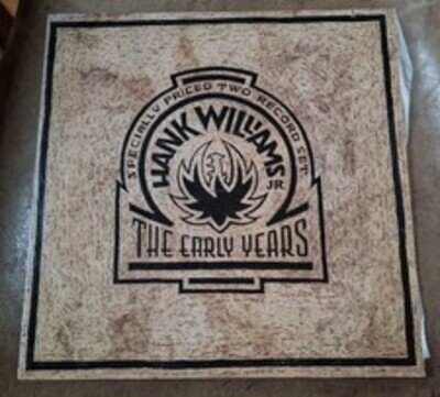 Hank Williams Jr the early years two record set vinyl 1986