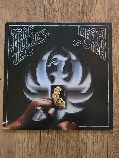 Hank Williams Jr. - Man Of Steel (LP, Album) EX/VG