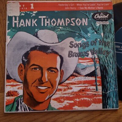 Hank Thompson – Songs Of The Brazos Valley (No.1) 7” EP Capitol Records