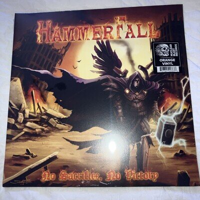 Hammerfall No Sacrifice No Victory Double Vinyl Orange New