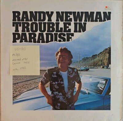 Randy Newman Trouble In Paradise Vinyl Record VG+/VG W3755 1983