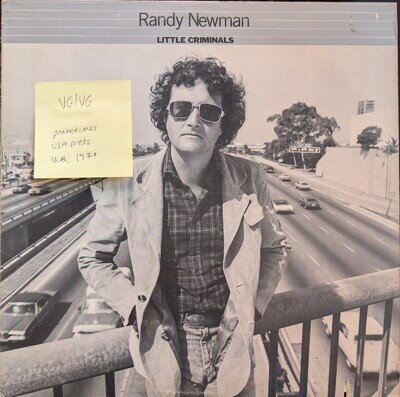 Randy Newman Little Criminals Vinyl Record VG/VG BSK 3079 1977