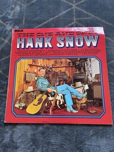 The One and Only Hank Snow Vinyl LP Album