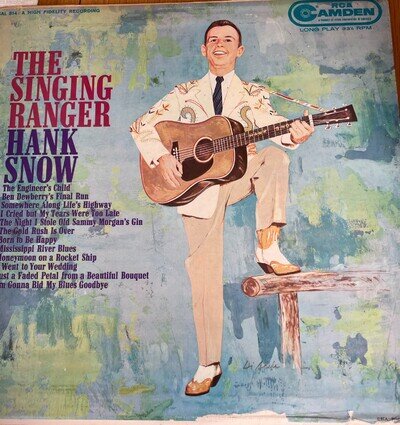 HANK SNOW THE SINGING RANGER. CAMDEN COUNTYR LP