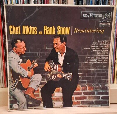 Chet Atkins & Hank Snow - Reminiscing (UK vinyl LP) 1964 country guitar pop