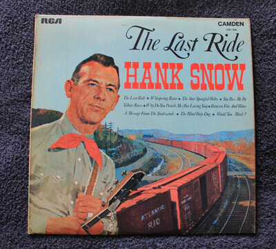 1 Vinyl Album,Mono,The Last Ride by Hank Snow