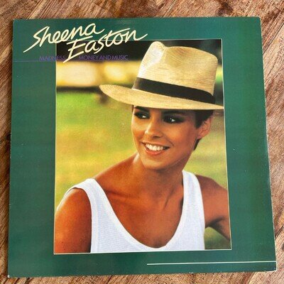SHEENA EASTON - MADNESS, MONEY AND MUSIC EX+/EX VINYL LP / LYRIC INNER / FIRST