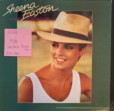Sheena Easton Money Madness And Music Vinyl Record VG+/VG EMC 3414 1982