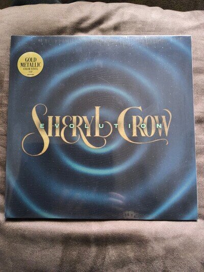 Sheryl Crow Evolution 12" VInyl Album Gold Coloured (2024) Brand New & Sealed