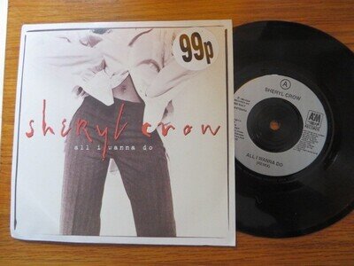 SHERYL CROW ~ ALL I WANNA DO (REMIX) - UK A&M PICTURE SLEEVE 45 - 1994