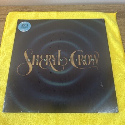 Sheryl Crow Evolution Aqua Coloured Vinyl Album brand-new and sealed