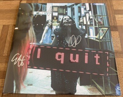 Haim Signed I Quit Vinyl - Silver LP - Autograph