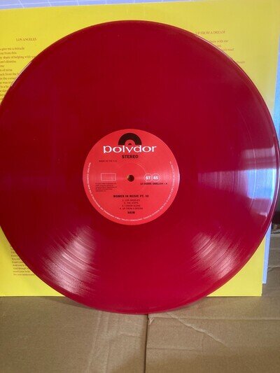 HAIM WOMEN IN MUSIC PT III, RED VINYL, A+B SIDES ONLY, INNER SLEEVE, NO COVER