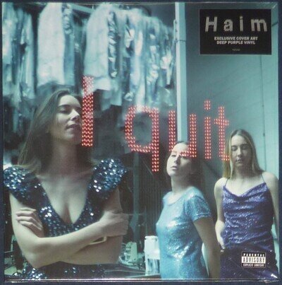 Haim - I Quit on Purple vinyl with alternative cover art.