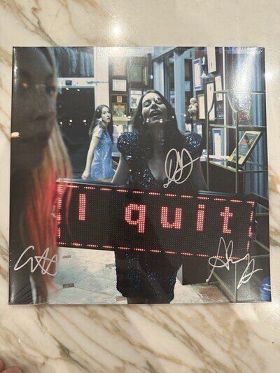 HAIM - I quit SIGNED Silver Vinyl Alt Artwork SPOTIFY 2LP